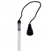 Гирлянда Тающие сосульки 24В, комплект 10шт. х50см, шаг 1м, 600LED, белый, соединяются, IP65