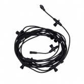 Гирлянда Тающие сосульки 24В, комплект 10шт. х50см, шаг 1м, 600LED, белый, соединяются, IP65