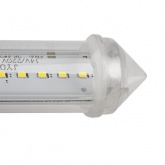 Сосулька светодиодная 30см, 220V, E27, 3W LED 24х2 двухсторонняя IP44 белый