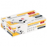 Стабилизатор напряжения ИЭК релейный однофазный настенный вход 140-260В выход 220В 1кВА SLIM