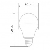 Лампа светодиодная Rexant A60 15,5W 2700K E27 теплый свет