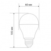 Лампа светодиодная Rexant A60 11,5W 2700K E27 теплый свет