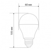Лампа светодиодная Rexant A60 9,5W 4000K E27 холодный свет