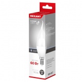 Лампа светодиодная свеча на ветру Rexant (CW) 7,5Вт 6500K E14 713Lm холодный свет