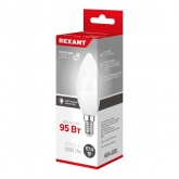 Лампа светодиодная свеча Rexant CN 9,5W 4000K E14 903Lm холодный свет