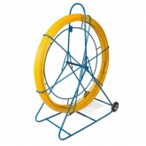 Протяжка кабельная стеклопруток FGP Fortisflex d11mm L150m на стальном барабане-тележке FGP-11/150MK