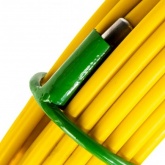 Протяжка кабельная стеклопруток FGP Fortisflex d11mm L100m на стальном барабане-тележке FGP-11/100MK