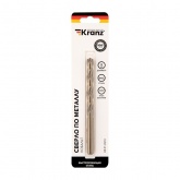 Сверло по металлу Kranz 8мм Кобальт (сталь HSS-Co 5% M35 P6M5K5) (1 шт. в блистере) DIN 338