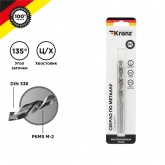 Сверло по металлу Kranz 7мм Стандарт+ (P6M5 M-2) (1 шт. в блистере) DIN 338