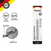 Сверло по металлу Kranz Стандарт+ 6,5 мм P6M5 M-2 DIN 338