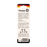 Сверло по металлу Kranz 4мм Кобальт (сталь HSS-Co 5% M35 P6M5K5) (1 шт. в блистере) DIN 338