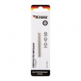 Сверло по металлу Kranz 2,5 мм HSS (2 шт. в упаковке) DIN 338