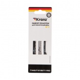 Набор полотен для электролобзика Kranz № 3 T144D/T101BR/T119BO (3 шт./уп.)