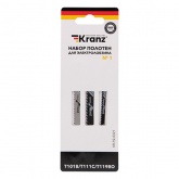 Набор полотен для электролобзика Kranz № 1 T101B/T111C/T119BO (3 шт./уп.)
