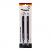 Пилка для электролобзика по дереву Kranz T119BL 132 мм 12 зубьев на дюйм 4-100 мм (2 шт./уп.)