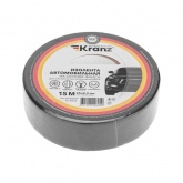 Изолента автомобильная Kranz 25мм х 15м толщина 0,3 флис
