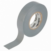 Изолента ПВХ Kranz профессиональная 19мм х 20м толщина 0,18 (от -50°С до +50°С) серая [уп.10шт]