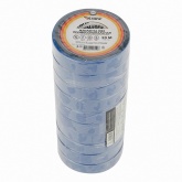 Изолента ПВХ Kranz профессиональная 19мм х 20м толщина 0,18 (от -50°С до +50°С) синяя [уп.10шт]