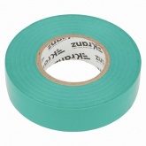 Изолента ПВХ Kranz профессиональная 19мм х 20м толщина 0,18 (от -50°С до +50°С) зеленая [уп.10шт]