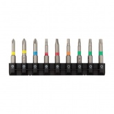 Набор бит Kranz с магнитным держателем 25-50 мм, 49 шт. (50 шт./уп.)