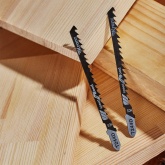 Пилка для электролобзика по дереву T244D 100 мм 6 зубьев на дюйм 8-60 мм фигурный рез (2 шт./уп.)