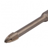 Сверло по стеклу и керамике Kranz 6 мм 4 грани (шестигранный хвостовик)