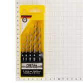 Набор сверл по бетону Kranz 4-5-6-8-10 мм пластиковый кейс