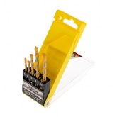 Набор сверл по бетону Kranz 4-5-6-8-10 мм пластиковый кейс