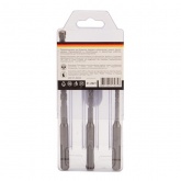 Набор буров по бетону Kranz 5х110, 6х110, 8х160 мм, 3 шт., в пластиковой коробке SDS Plus