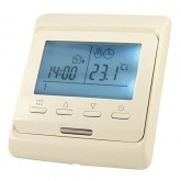 Термостат для теплых полов электронный TDM ТТПЭ-1 16А 250В слоновая кость с датчиком 3м (бежевый)