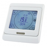 Термостат для теплых полов электронный сенсорный TDM ТТПЭ-2 16А 250В белый с датчиком 3м