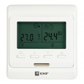Термостат для теплых полов электронный EKF Proxima 16 A 230В с датчиком пола 3м