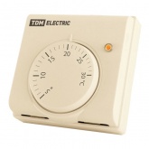 Термостат механический накладного монтажа TDM НТ-1 10А 230В слоновая кость (бежевый)