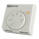 Термостат механический накладного монтажа TDM НТ-1 10А 230В белый