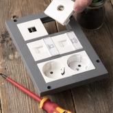 Рамка приборная на 12 модулей для лючка EKF C-Line 24