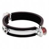 Хомут стальной для труб EKF 1 дюйм (32-37мм) с уплотнителем