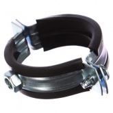 Хомут стальной для труб EKF 3/4 дюйма (25-29мм) с уплотнителем