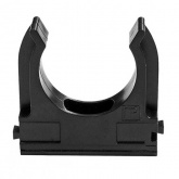 Крепеж-клипса Промрукав для труб и гофры 32 мм черная [уп.25шт]