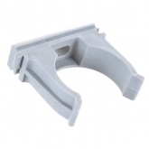 Крепеж-клипса Fortisflex для труб и гофры 25 мм серая