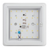 Светильник светодиодный ЖКХ ЭРА SPB-302-2-4K 15W 4000K 1200Lm IP40 квадрат с акустическим датчиком