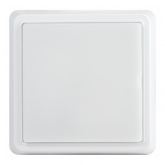 Светильник светодиодный ЖКХ ЭРА SPB-302-2-4K 15W 4000K 1200Lm IP40 квадрат с акустическим датчиком