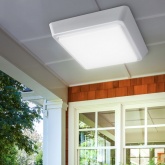 Светильник светодиодный ЖКХ ЭРА SPB-302-2-4K 10W 4000K 800Lm IP40 квадратный с акустическим датчиком