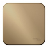 Накладной переключатель 1-клавишный SE Blanca 10А 250В титан изол.пластина