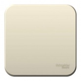 Накладной переключатель 1-клавишный SE Blanca 10А 250В молочный изол.пластина