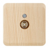 Накладная розетка TV 0.7 ДБ SE Этюд сосна