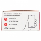 Диммер EKF универсальный в подрозетник 1-канальный 150Вт 90-250В Wi-Fi Алиса Connect