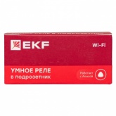 Реле EKF в подрозетник 1-канальное Wi-Fi 10А 2200Вт 90-250В Алиса Connect