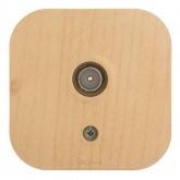 Накладная розетка телевизионная Legrand Quteo дерево