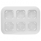 Рамка 6 постов Quteo белая Legrand [уп 2шт]