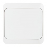 Накладной выключатель кнопочный SE Этюд белый